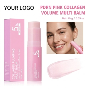 Balsamo Multi-Azione Rimpolpante al Collagene PDRN Rosa Avanzato Private Label 10g 5% PDRN Anti-Età Antirughe Illuminante in Stick - Product Image 1