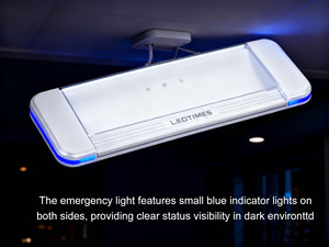 Hot bán lửa chống khẩn cấp <span class=keywords><strong>Exit</strong></span> dấu hiệu ánh sáng với tự kiểm tra LED khẩn cấp Slim vách ngăn ánh sáng cho xây dựng trung tâm hành lang - Product Image 5