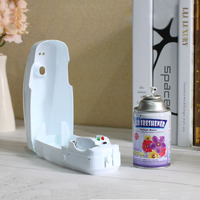 Dispensador Automático de Ambientador en Aerosol, Montado en la Pared, Material PP Ecológico, Logotipo Personalizable, Blanco