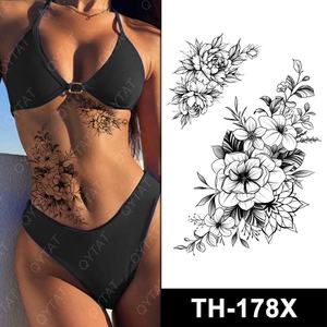 Di buona Qualità Sexy Delle Donne Della Pelle di Trucco Falso Fiori Temporary Lavabile <span class=keywords><strong>Tatuaggi</strong></span> - Product Image 6