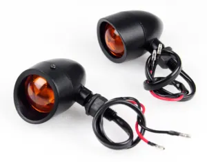 High quality 12V black bulb motorcycle turn signal light bulbs For Harley Davidson Softail Springer Heritage Classic