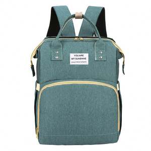 Nueva Bolsa de Pañales Plegable e Impermeable para Maternidad, Bolsa de Viaje para Bebé, Mochila con Cuna para Mamá - Product Image 5