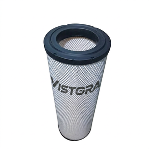 Nouvel élément filtrant d'air de remplacement pour moteur diesel de camion lourd AF25687, forme conique avec couvercle supérieur noir - Product Image 2