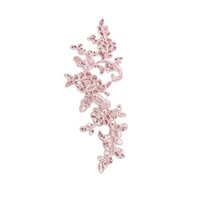 Applique en dentelle à sequins DIY, broderie florale en corde de ballet, garniture en dentelle en stock pour la décoration de vêtements