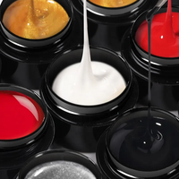 Nouveau Gel UV de Peinture pour Ongles 36 Couleurs, Gel Solide pour Amélioration des Ongles, Peinture Florale, Vernis à Ongles