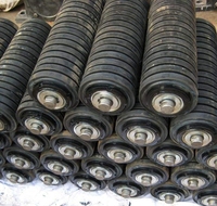 Rouleaux de convoyeur robustes, rouleaux de convoyeur à bande avec des caractéristiques antistatiques et antibactériennes pour l'industrie minière du charbon