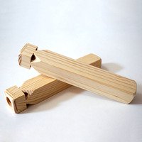 Solid Wood Train Whistle Flute Children's Musical Toy for Lung Capacity Training Wind Instrument Instrumental Tool