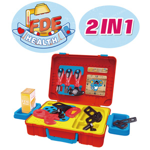 Hanye 2 en 1 niños Juego maleta mecánico juguetes conjunto de herramientas de plástico juguetes para la Educación - Product Image 2