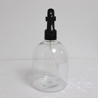 Bouteille pulvérisateur en plastique, cylindre pour le nettoyage et la pulvérisation d'alcool, de 16oz, bouteille en plastique, PET Boston