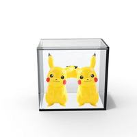 Boîte de rangement magnétique UV en acrylique tendance Geling, étui de présentation avec couvercle pour Booster Elite Trainer Box, fournisseur chinois