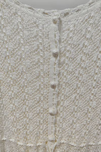 Vestido de punto sin tirantes para mujer, patrón delicado, diseño informal con cordones, estilo suave y relajado - Product Image 3