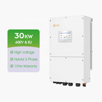 UE Solis 30kW 40kW 50kW onduleur à onde sinusoïdale pure haute tension convertisseurs MPPT onduleur solaire hybride 3 phases