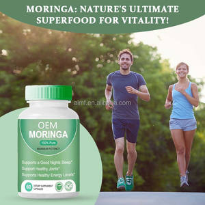 แคปซูลมะรุมบริสุทธิ์100% จำนวน60แคปซูลอาหารเสริมได้รับการรับรอง <span class=keywords><strong>GMP</strong></span> จัดส่งรวดเร็วรองรับพลังงานการนอนหลับของผู้ใหญ่ - Product Image 4