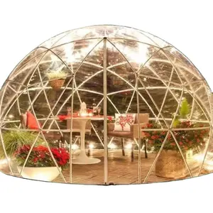 Waterproof PVC Domes Glamp House for Sale Luxury Outdoor Dome Tent Geodesic dome