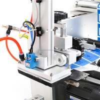 Semi Automatic Flat Surface Labeling Machine Easy Adjustment for Boxes Cards Pouches Flat Packaging Items