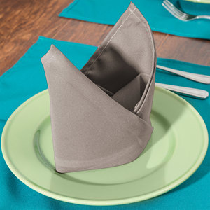 Wholesale Polyester Dinner Napkin with Hemmed Edge for Hotel Banquet Wedding Planner and Catering Orders - Product Image 1