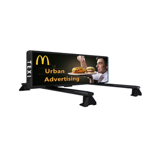 Pantalla Led Personalizable Para Coches Pantalla de Mensajes Impermeable Al Aire Libre Programable Desplazamiento Taxi Top Led Display - Product Image 1