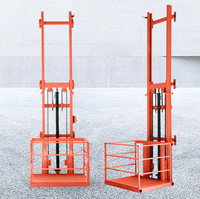 China WIZ CL4-6 Zweistöckiger Kleingüteraufzug Zwischengeschoss Vertikaler Mastlift Hydraulische PLC-Steuerung 2760x5700mm