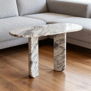 Furnitur Interior Modern Calacatta Viola meja konsol pintu masuk marmer alami untuk pintu masuk ruang tamu dekorasi vila rumah - Product Image 4