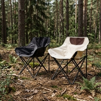 Chaise de camping pliable portable avec tissu Oxford et cadre en acier carbone, légère et pliable pour une utilisation en extérieur