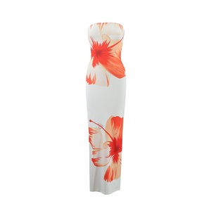Vestidos Casuales de Verano 2026 Estilo Europeo Americano, Elegantes y Sexys, Ajustados, con Estampado Floral, de Secado Rápido, <span class=keywords><strong>para</strong></span> Vacaciones, Venta al Por Mayor - Product Image 5