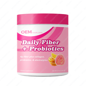 Polvo de probióticos de fibra diario de Venta caliente con probióticos de colágeno y electrolitos compatible con la salud digestiva equilibrio intestinal - Product Image 1