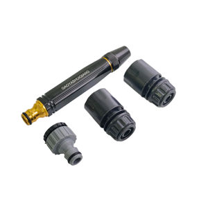 Pistolet à eau <span class=keywords><strong>haute</strong></span> <span class=keywords><strong>pression</strong></span> de type pagode pour lavage de voiture, jardin, maison, noir diamant, <span class=keywords><strong>buse</strong></span> de carrosserie, 16 cm, pulvérisation directe - Product Image 6