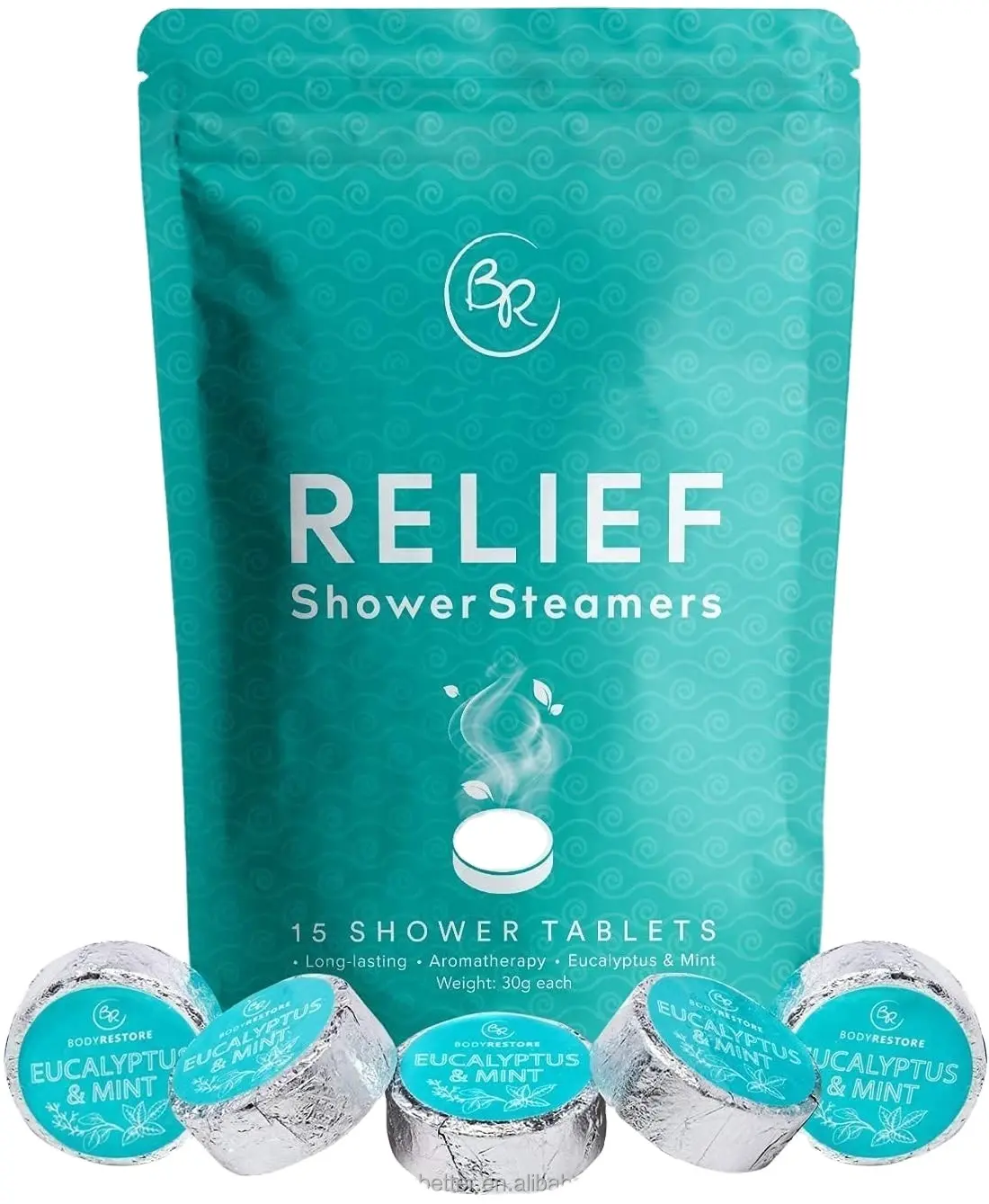 Shower Steamers Aromatherapy Eucalyptus Shower Tablets for Nasal Congestion Essential Oil Stress Relief and Relaxation Bath Gift
