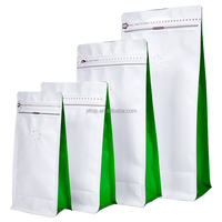 Sachets de café en stock prêts à l'expédition – Dernière collection en gros 125g 250g 500g – Sachets Doypack anti-humidité avec fermeture éclair et valve pour lait et gelée