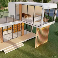 Capsule House 3 Bedroom Apple Cabin Tiny Home Petites maisons préfabriquées Capsule Room Space Capsule Home From China