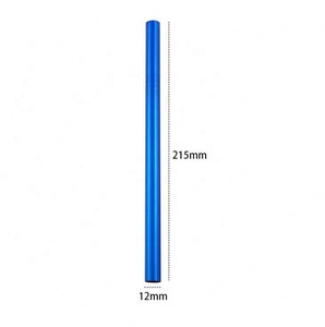 8.5"x12mm Metal Boba <strong>Straws</strong> Extra Wide Stainless Steel Smoothie <strong>Straw</strong> Reusable Drinking <strong>Straws</strong> for Bubble Tea/<strong>Milkshakes</strong> - Product Image 6