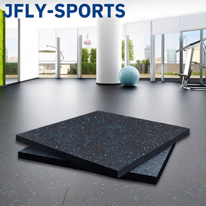 High Density EPDM Gym Flooring Tile Shock Absorbing Anti-Slip Noise Reduction Durable Heavy Duty Gym <b>Floor</b> Mat - Product Image 1