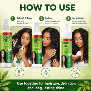 Productos de Peluquería con Aceite de <span class=keywords><strong>Oliva</strong></span> para Salón de Belleza - Mousse para el Cabello con Logotipo Personalizado, Refresca los Rizos, Aporta Ligereza y Brillo, Crema para Rizos - Product Image 6