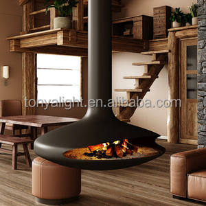 Chimenea Hotel Apartamento Restaurante Estufa <span class=keywords><strong>de</strong></span> calefacción <span class=keywords><strong>de</strong></span> <span class=keywords><strong>leña</strong></span> Chimenea colgante Suspendido Decoración interior - Product Image 6