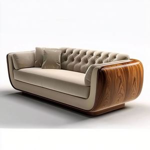 Juego de sofá seccional ecológico de tela tapizada convertible moderna de lujo para sala de estar dormitorio nuevo diseño venta - Product Image 6