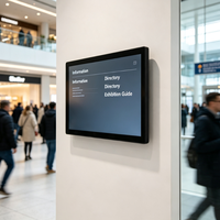 Affichage numérique 21,5 pouces Android 11 tout-en-un avec écran tactile Full HD 4+32G pour l'affichage d'informations hôtelières