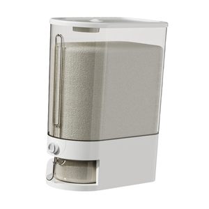 Kitchen Plastic PP <b>Rice</b> Dispenser 5kg Bucket Storage <b>Container</b> sealed Lid - Product Image 2