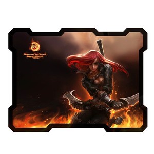 Alfombrilla de ratón para juegos de forma irregular L-18, 250x325x4mm, tela no tóxica para juegos - Product Image 3