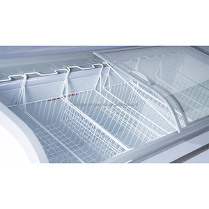 Customizable Supermarket Horizontal Island Display Freezer Commercial Large Capacity Refrigerated Cabinet - Product Image 5