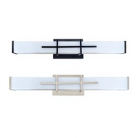 Lampes LED pour miroir certifiées ETL Amérique du Nord Worbest 48'' 35W, anti-buée, anti-humidité, température de couleur 2700K-5000K, modernes