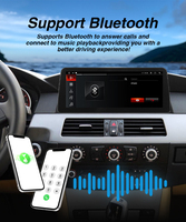 Pantalla CarPlay inalámbrica Android 13 para BMW 5 Series E60 CCC System 2003-2010 8Core reproductor Multimedia para coche 4G GPS Radio navegación