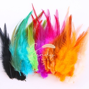 Plumas de <span class=keywords><strong>Gallo</strong></span> Blancas Lavadas de 4-6'' para Atado de Moscas de Pesca, Materiales para Atado de Moscas, Accesorios de Pesca - Product Image 5