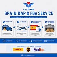 Transitaire Aérien Chine SA/AE/Ukraine/US/France DAP Expédition FBA Amazon DHL UPS FedEx Express Expédition de Marchandises Générales et Spéciales