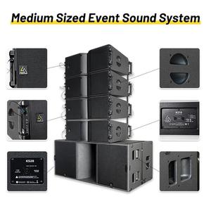 Système de sonorisation de scène à grande échelle : Système <span class=keywords><strong>Line</strong></span> <span class=keywords><strong>Array</strong></span> K210 double 10 pouces et Subwoofer KS28 double 18 pouces - Product Image 4