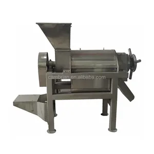 Large hopper apple pineapple pear carrot juice extractor machine with fruit crushing apple juice extracting machines