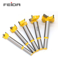 Scies cloches Feida 35 mm en alliage dur pour le travail du bois, ouvre-trous pour percer le bois, charnières à ailes plates