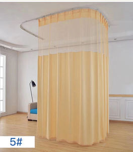 Rideaux médicaux antibactériens en polyester 100% de haute qualité, écologiques, pour espaces privés d'hôpital - Product Image 3