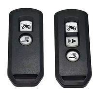 Control Remoto sin Llave para Motocicleta Honda Pcx 150 Adv 150 PCX160 Forza 350 NSS350 KOR-V02, 3 Botones, 433.92MHz, Chip ID47, Llave Plateada