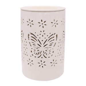 Brûleur d'arômes électrique 2 en 1 bois et céramique - Fondoir de cire pour la décoration intérieure - Product Image 4