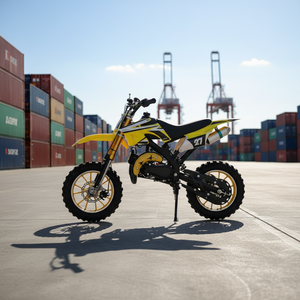 Precio Directo de Fábrica, Motocicleta Todoterreno de 49cc para Niños Principiantes, 2 Tiempos, Refrigerada por Aire, con Freno de Disco y Cadena para Niños de 3 a 10 Años - Product Image 1